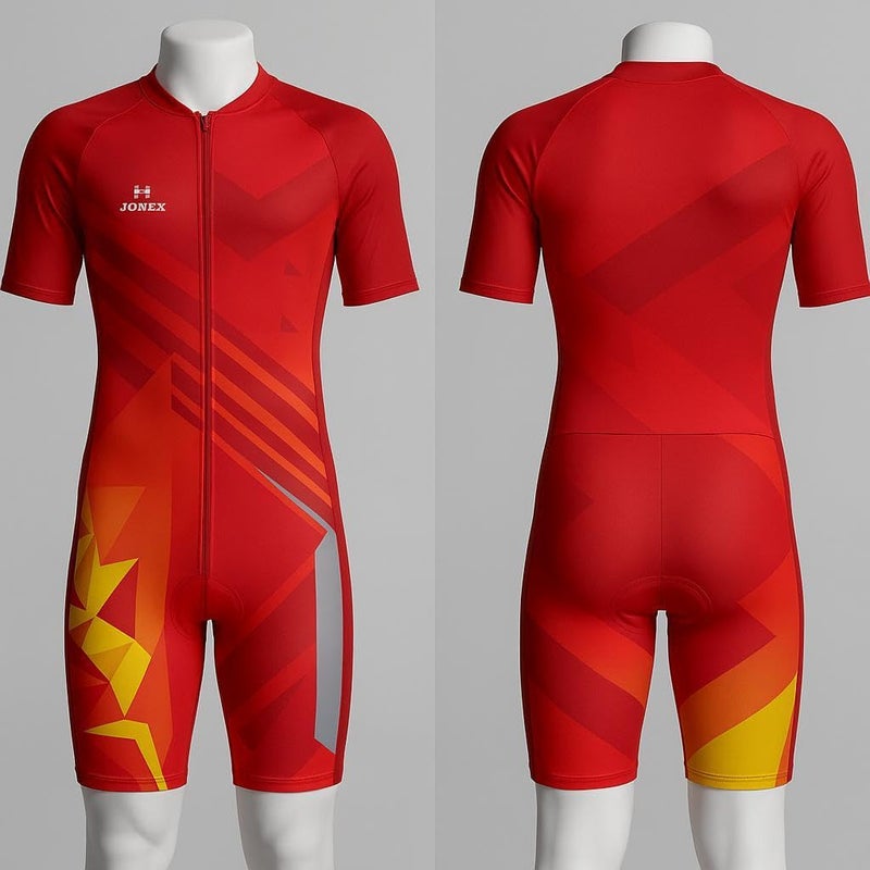 Jonex Unisex Swim and Skating Wear - Red, Size 28 - Image 1